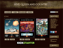 Tablet Screenshot of hivequeenandcountry.com